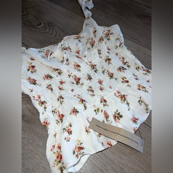 Reformation Floral Ruffle Tank - Picture 9 of 10